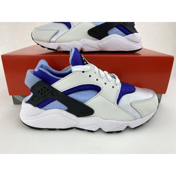 Nike Air Huarache Aluminum Blue Women's Sneakers Shoes - Picture 4 of 12